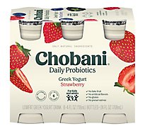 Chobani Probiotic Strawberry - 6-4 OZ