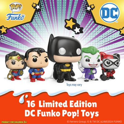 Kinder Joy Egg Sweet Cream & Chocolatey Wafers Bits DC Funko & Harry Potter Funko Pop (May Vary) - Image 4