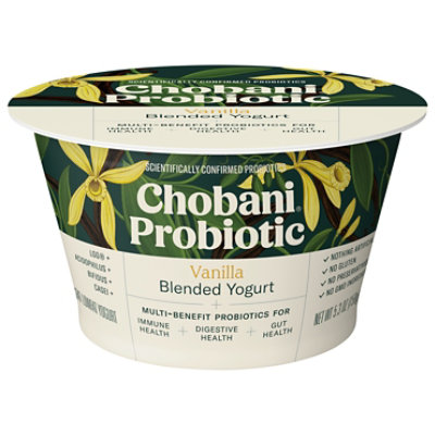Chobani Probiotic Greek Yogurt Vanilla - 5.3 OZ
