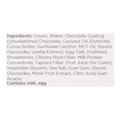 Keto Pint Strawberry Ice Cream Bars Pack - 4-3 Fl. Oz. - Image 4