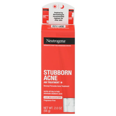Neutrogena Stubborn Acne Am Treatment - 2 OZ