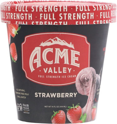 Acme Valley Strawberry Ice Cream - 14 Fl. Oz. - Image 2