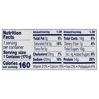 Daisy 4% Cottage Cheese With Blueberry - 6 Oz - Image 3