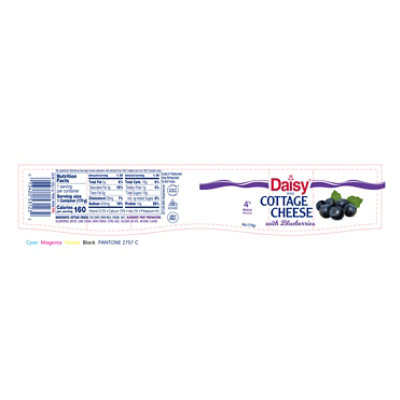 Daisy 4% Cottage Cheese With Blueberry - 6 Oz - Image 5