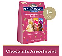 Ghirardelli Assortment Duet Hearts Chocolate - 14 Oz