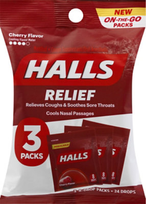 Halls Mentholyptus Cough Drops Cherry - 24 CT - Image 2