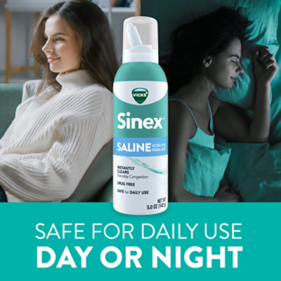 Vicks Sinex Ultra Fine Saline Nasal Mist - 5 Fl. Oz. - Image 3