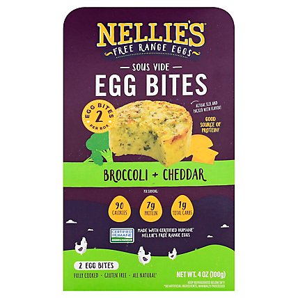 Nellies Sous Vide Egg Bites - Broccoli&cheddar 2 Bites - 2 CT - Image 3