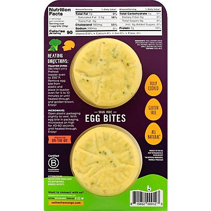 Nellies Sous Vide Egg Bites - Broccoli&cheddar 2 Bites - 2 CT - Image 6