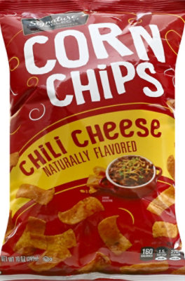 Signature Select Corn Chips Chili Cheese - 10 OZ - carrsqc