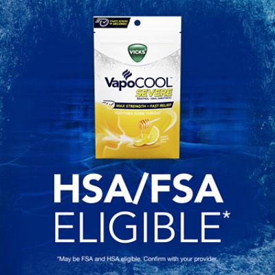 Vicks Severe Medicated Honey Lemon Drops - 18 CT - Image 8