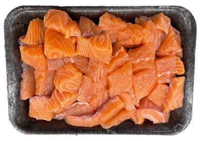 Salmon Bonelesss Skinless Stew - 1 Lb - Image 1