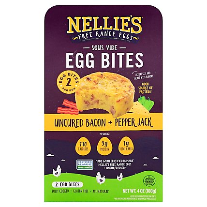 Nellies Sous Vide Egg Bites - Bacon & Pepperjack 2 Bites - 2 CT - Image 3