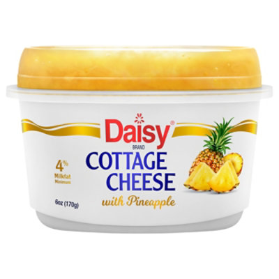 Daisy 4% Cottage Cheese With Pineapple - 6 OZ - Image 2