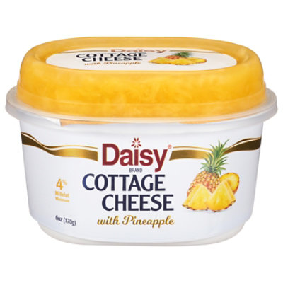 Daisy 4% Cottage Cheese With Pineapple - 6 OZ