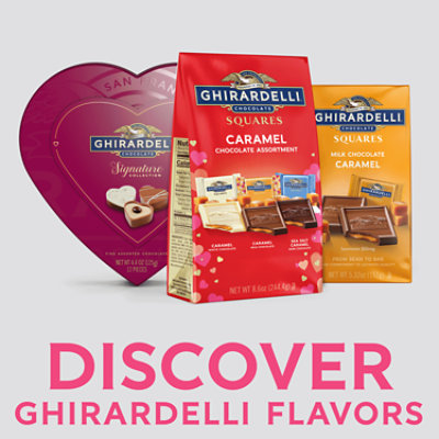 Ghirardelli Chocolate Caramel Squares Assortment  Chocolate Squares For Valentines Bag - 8.6 Oz - Image 2