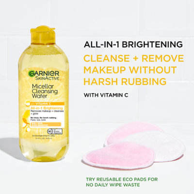 Garnier SkinActive Micellar Cleansing Water with Vitamin C - 13.5 Fl. Oz. - Image 2