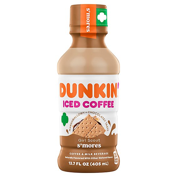 Dunkin S Mores Iced Coffee Bottle 13.7oz - 13.7 OZ