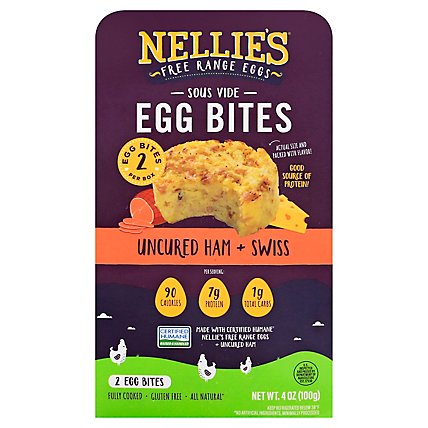Nellies Sous Vide Egg Bites - Ham&swiss 2 Bites - 2 CT - Image 3