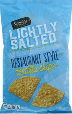Signature Select Tortilla Chips Lightly Salted - 10.5 OZ - Image 2