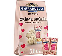 Ghirardelli Duet Hearts Creme Brulee White Chocolate - 5.8 Oz