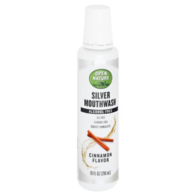 Open Nature Mouthwash Silver Cinnamon - 10 FZ