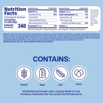 Entenmann's Iced Pumpkin Cake - 18 Oz - Image 2