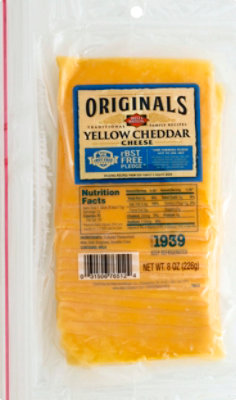 Dietz & Watson Originals Cheddar Yellow - 8 OZ - Image 1