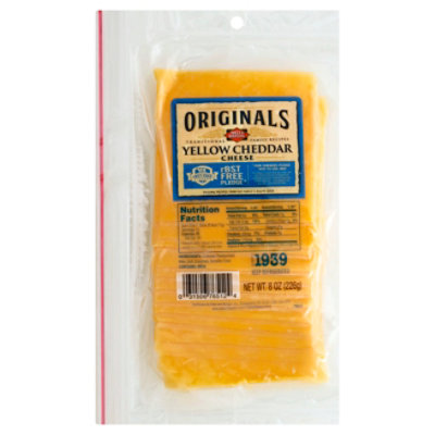 Dietz & Watson Originals Cheddar Yellow - 8 OZ - Image 1