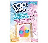 Pop-Tarts Toaster Pastries Lemon Groove Breakfast Foods Frosted Pink Lemonade 8 Count - 13.5 Oz