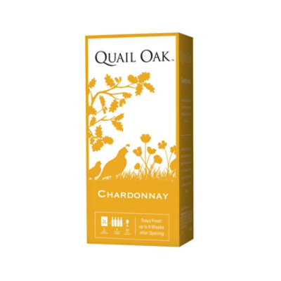 Quail Oak Chardonnay 3ltr Box Wine - 3 LT - albertsons