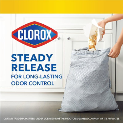 Glad ForceFlexPlus with Clorox Lemon Fresh Scent Tall Kitchen Trash Bags 13 Gallon - 34 Count - Image 3