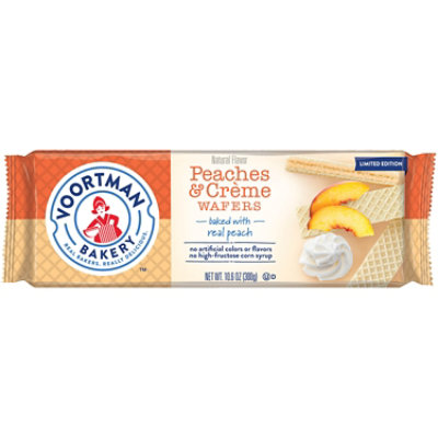 Peach & Creme Wafers 10.6 Oz. - 10.6 OZ - Image 1