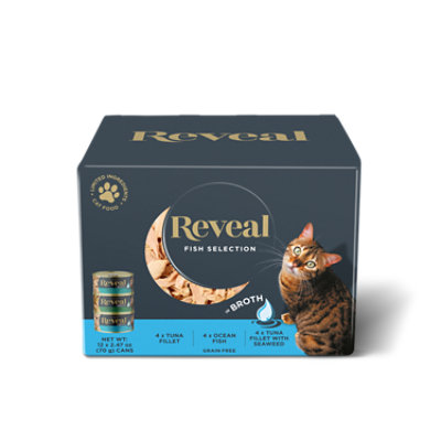 Reveal Cat Food Grain Free Fish Selection Multipack - 12-2.47 OZ - Image 2