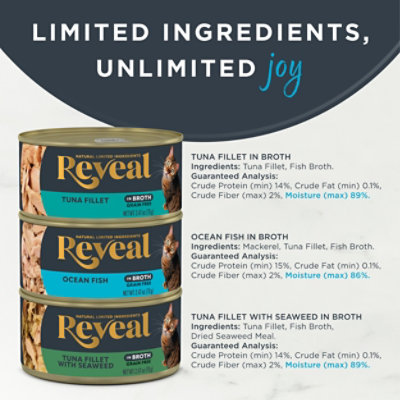 Reveal Cat Food Grain Free Fish Selection Multipack - 12-2.47 OZ - Image 4