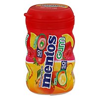 Mentos Sugarfree Gum Curvy Bottle Mixed Fruit - 50 PC - Image 3