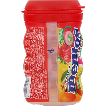 Mentos Sugarfree Gum Curvy Bottle Mixed Fruit - 50 PC - Image 6
