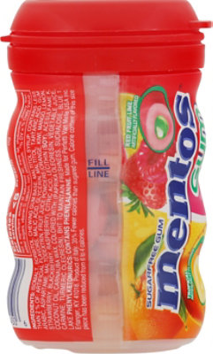 Mentos Sugarfree Gum Curvy Bottle Mixed Fruit - 50 PC - Image 6