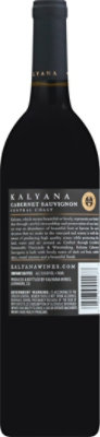 Kalyana Central Coast Cabernet Sauvignon Red Wine - 750 Ml - Image 4