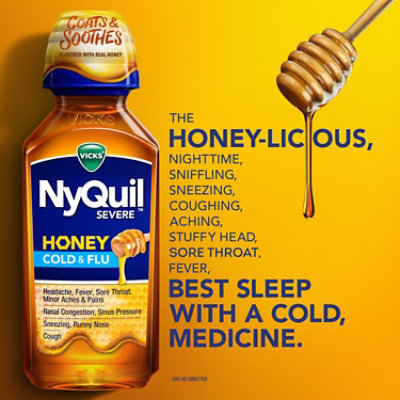 Vicks Nyquil Severe Cold & Flu Multi Symptom - 12 FZ - Image 3