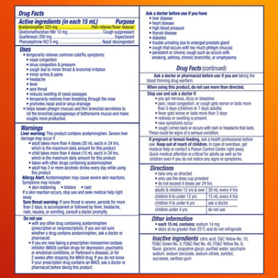 Vicks Dayquil Severe Cold & Flu Multi Symptom - 12 FZ - Image 2