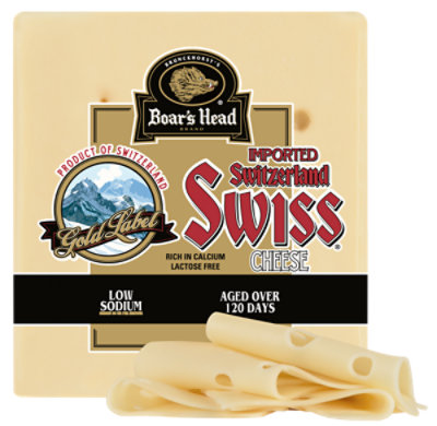 Boars Head Gold Label Imported Switzerland Swiss Cheese - 0.50 Lb