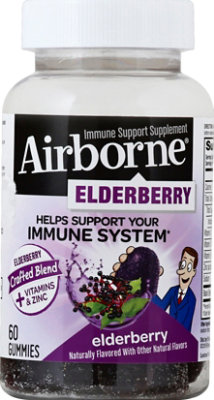 Airborne Elderberry Immune Support Gummies - 60 Count - Image 2