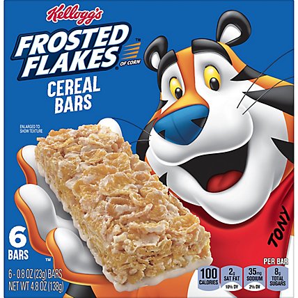 Frosted Flakes Breakfast Cereal Bars Kids Breakfast Bars Original 6 Count - 4.8 Oz  - Image 5