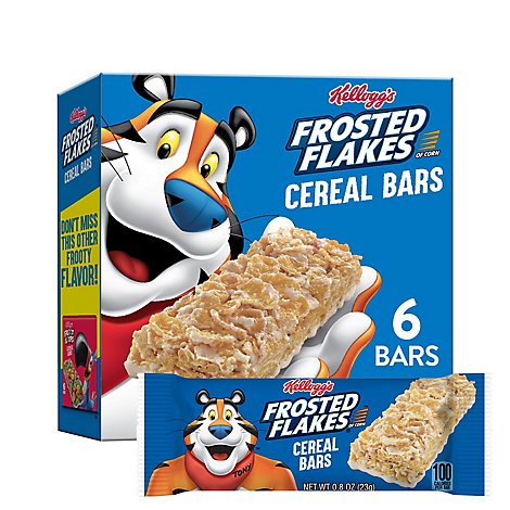 Frosted Flakes Breakfast Cereal Bars Kids Breakfast Bars Original 6 Count - 4.8 Oz 