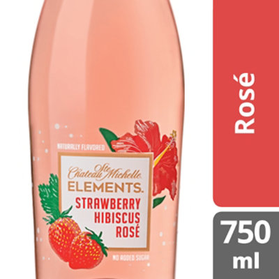 Chateau Ste. Michelle Elements Strawberry Hibiscus Rose Wine - 750 Ml - Image 1