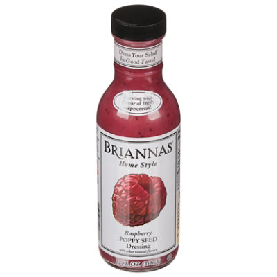 BRIANNAS Dressing Raspberry Poppy Seed - 12 OZ - Image 3