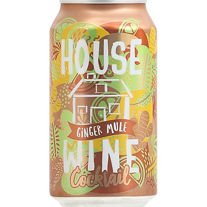 House Wine Cocktail Ginger Mule Can Can Wine - 375 ML - Image 2