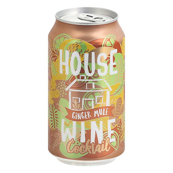 House Wine Cocktail Ginger Mule Can Can Wine - 375 ML