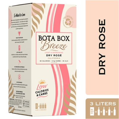 Bota Box Breeze Rose Wine - 3 Liter - Image 1